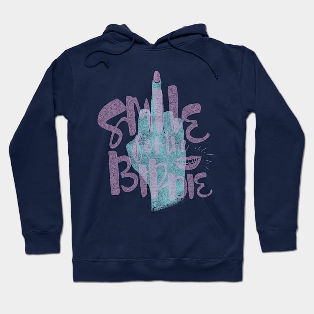 Smile for the Birdie Hoodie by MidnightCoffee